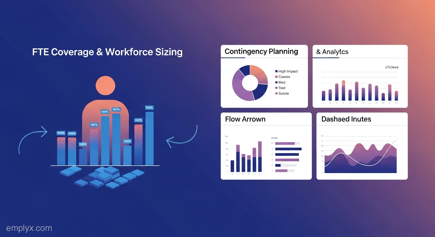 Dimensionamiento de plantilla: FTE, cobertura y margen para imprevistos