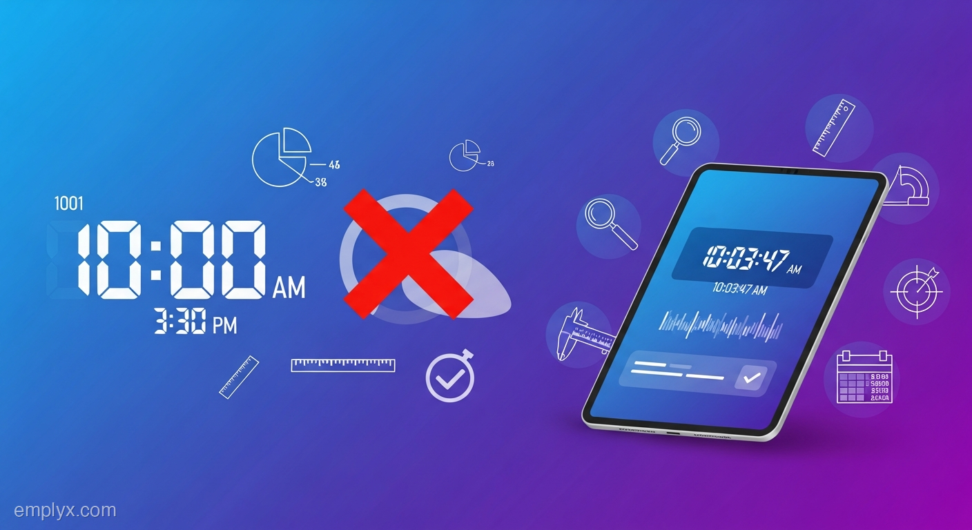 Redondeo de fichajes: por qué es una mala idea y qué hacer en su lugar